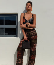 Load image into Gallery viewer, Women's 2-Piece Swimsuit Set – Sleeveless Top & Wide-Leg Pants