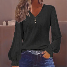 Load image into Gallery viewer, Plus Size Women's V-Neck Solid Top