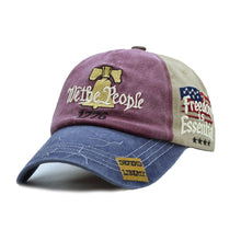Load image into Gallery viewer, Women's Embroidered Cotton Baseball Cap | Retro Letter Style