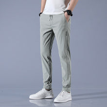 Load image into Gallery viewer, 🧊 Men's Ice Silk Plus Size Straight-Leg Pants