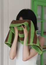 Load image into Gallery viewer, Ultra Soft Absorbent Retro Stripe Bath Towel - 100% Organic Premium Combed Cotton