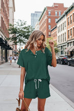 Load image into Gallery viewer, Solid Color Short Sleeve T-Shirt & Shorts Two-Piece Set | 5 Colors