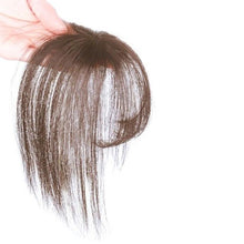 Load image into Gallery viewer, 3D Air Bangs Hair Bangs Heat Resistant Hairpieces Hair Women Natural Short Fake Hair Bangs Hair Clips Thin Natural Flat Neat AirBangs With Temples For Women One Piece Hairpiece
