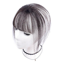 Load image into Gallery viewer, 3D Air Bangs Hair Bangs Heat Resistant Hairpieces Hair Women Natural Short Fake Hair Bangs Hair Clips Thin Natural Flat Neat AirBangs With Temples For Women One Piece Hairpiece