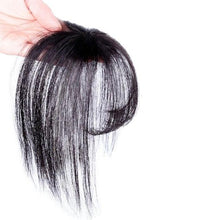 Load image into Gallery viewer, 3D Air Bangs Hair Bangs Heat Resistant Hairpieces Hair Women Natural Short Fake Hair Bangs Hair Clips Thin Natural Flat Neat AirBangs With Temples For Women One Piece Hairpiece