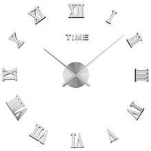 Load image into Gallery viewer, 3D Big Acrylic Mirror Wall Clock Quartz Watch Still Life Clocks Frameless Wall Clock 3D Surface Mirror Wall Clock Modern Design Large Mute Wall Watches Stickers for Living Room Bedroom Home Decorations Modern Home Decoration Living Room Stickers
