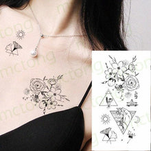 Load image into Gallery viewer, 3D Butterfly Waterproof Temporary Tattoo Sticker Snake Flowers Elegant Small Popular Tattoo For Womens Mens
