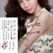 Load image into Gallery viewer, 3D Butterfly Waterproof Temporary Tattoo Sticker Snake Flowers Elegant Small Popular Tattoo For Womens Mens
