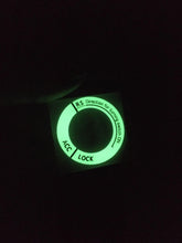 Load image into Gallery viewer, 3D Key Ring Sticker Engine Start Push Button Switch Ring Cover Trim Luminous Ignition Switch Cover Car Styling Circle Light Decoration for Auto Motorcycle Universal Ignition Start Stop Button Luminous Ring Cover Trim Compatible