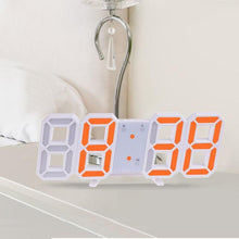 Load image into Gallery viewer, 3D Large LED Digital Wall Clock Date Time Celsius Nightlight Display Table Desktop Clocks 3D Digital Alarm Clock Modern Design LED Wall Desk Clocks 12/24H Time /Date/ Temperature Display Nightlight /Brightness Adjustable/ Alarm Clock For Living Room