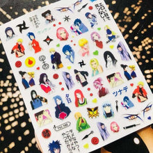 Load image into Gallery viewer, 3D Nail Art Stickers Decal Template Nail Tool Decorations Nail Slider Metallic Nail Art Stickers Set Love Metal Nail Studs Decals for Women Nail Decorations Accessories Metal Curve Stripe Lines Design Letter Nail Sticker Decoration