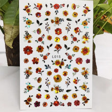 Load image into Gallery viewer, 3D Nail Sticker Waterproof Shining Decals Stickers for Nails Cute Beautiful Love Heart Nail Art Decoration Aurora Silver Design Nail Art Stickers Decals Nail Art Supplies Valentines Day 3D Self-Adhesive Nail Decorations Manicuring Nail Art Manicure