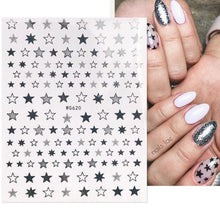 Load image into Gallery viewer, 3D Nails Sticker Spring Cartoon Animals Flowers Leaves Self Adhesive Decals Sliders Nail Art Accessories Decoration Decal Self-Adhesive 3D Wave Design Decoration for Women Girls Tape Nail Art Stickers Decal Decoration