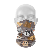 Load image into Gallery viewer, 3D Printed Mini Pattern Headscarf Fashion Women Summer Neck Gaiter Cute Cartoon Animal Tubular Hijab Scarf Face Seamless Bandana Printed Oil Painting Art Neck Scarf Women Soft Face Bandana Sunflower Night Hijab Scarf Face Mask