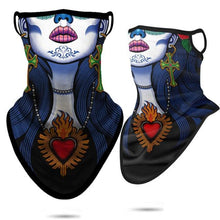 Load image into Gallery viewer, 3D Punisher Army Headband Sport Half Mask Face Cover Hunting Camping Bufandas Balaclava Bicycle Outdoor Balaclava Bandana UV Biker Cover Scarf Seamless Magic Headband Camouflage Neck Gaiter Face Cover Headwear Scarf Unisex Men Women Bandanas