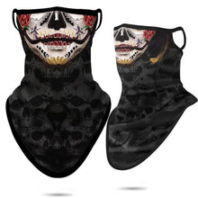 Load image into Gallery viewer, 3D Punisher Army Headband Sport Half Mask Face Cover Hunting Camping Bufandas Balaclava Bicycle Outdoor Balaclava Bandana UV Biker Cover Scarf Seamless Magic Headband Camouflage Neck Gaiter Face Cover Headwear Scarf Unisex Men Women Bandanas