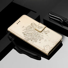 Load image into Gallery viewer, 3D Tree Flip Leather Case For iPhone 13 12 Mini Phone Cover PU Leather Wallet Case with Card Holder Kickstand Wrist Strap Flip Cover for iPhone