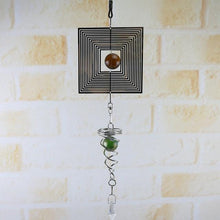 Load image into Gallery viewer, 3D Wind Chimes Sun Wind Spinner Metal Hanging Wind Bells Stainless Steel Chimes Church Indoor Outdoor Garden Porch Balcony Home Decoration Ornament Room Decor
