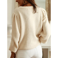 Load image into Gallery viewer, Women’s button down cardigan sweater