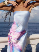 Load image into Gallery viewer, Stylish Printed : Tube Maxi Dress