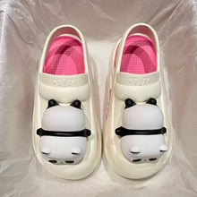 Load image into Gallery viewer, Mandotos Panda Lamp Light Up Slippers Sandals For Women EVA Comfort Non Slip Sole Summer
