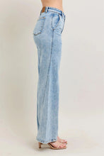 Load image into Gallery viewer, Judy Blue Full Size High Waist Wide Leg Jeans with Skewed Inseam