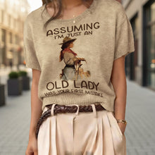Load image into Gallery viewer, Women's Retro Short-Sleeve Jacquard Knit Top