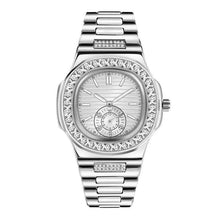 Load image into Gallery viewer, Men's Diamond Watches Fashion Alloy Band Gift Timepieces