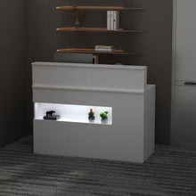 Load image into Gallery viewer, Natural White Corner Computer Desk with Hutch and Storage