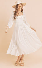 Load image into Gallery viewer, New Summer Ruffled Smocked Square Neck Balloon Sleeve Comfortable Dress – Feminine, Chic, and Elegant for Any Occasion
