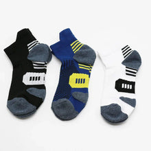 Load image into Gallery viewer, 3Pair Professional Fitness Sports Socks Towel Bottom Non-Slip Running Socks Men Women Short Quick-Drying Basketball Training Sox