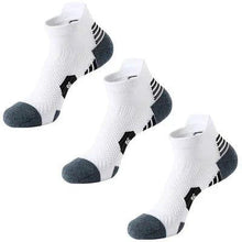 Load image into Gallery viewer, 3Pair Professional Fitness Sports Socks Towel Bottom Non-Slip Running Socks Men Women Short Quick-Drying Basketball Training Sox