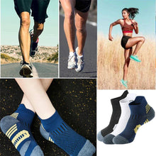Load image into Gallery viewer, 3Pair Professional Fitness Sports Socks Towel Bottom Non-Slip Running Socks Men Women Short Quick-Drying Basketball Training Sox