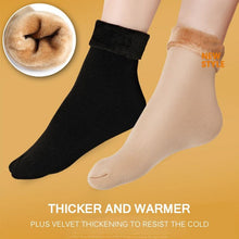 Load image into Gallery viewer, 3Pairs Female Winter Warm Thicken Thermal Soft Casual Solid Color Socks Wool Cashmere Home Snow Boots Velvet Home Floor Sock For Women
