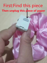 Load image into Gallery viewer, 3Pcs New Arrival Girls LED Luminous Scrunchies Hairband Ponytail Holder Headwear Elastic Hair Bands Solid Color Hair Accessories Ponytail Holder Accessories for Women And Girls