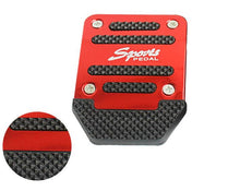 Load image into Gallery viewer, 3Pcs/Set Universal Aluminum Manual Transmission Non-Slip Car Pedal Cover Set Kit Pedals Red Blue Silver Car Vehicle Sports Accelerator Brake No Drill Non-Slip Performance Car Rest Pedal Brake Auto Sports Gas Fuel Petrol Clutch Brake Pad Auto Accessories