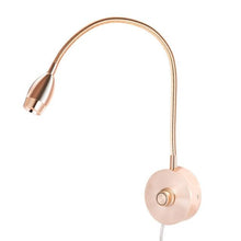 Load image into Gallery viewer, 3W Dimmable Wall Reading Lamp, LED Bed Reading Book Light, Wall Sconce Bedside Reading Study Lamp Decorative Table Lamp Cute Study Lamps for Bedroom Décor