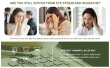 Load image into Gallery viewer, BrightVision 4-Pack Spring Hinge Anti-Blue Light Readers - Stylish Protection for Your Eyes