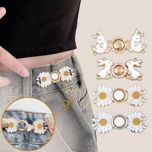 Load image into Gallery viewer, 4 Sets Pant Waist Tightener Fashion Pants Clips Waist Tightener Sewing Buttons Pins for Jeans Dress Too Big Loose Adjustable Button Pins Sewing Button Waist Tightener Clip Waist Adjuster Clips for Dresses Pants Jeans