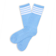 Load image into Gallery viewer, 4 Stripe Casual Crew Socks 2-Pack