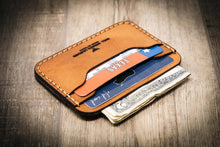 Load image into Gallery viewer, Pflugerville Card Wallet - Saddle Tan