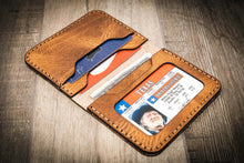 Load image into Gallery viewer, The Georgetown Minimalist Wallet in Saddle Tan