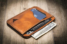Load image into Gallery viewer, Mansfield Minimalist Wallet - Chestnut Brown