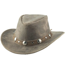 Load image into Gallery viewer, Bullhide Crackled - Leather Australian Hat