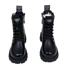Load image into Gallery viewer, Women’s Padded Insulated Winter Boots – Stylish Thick Sole Snow Boots