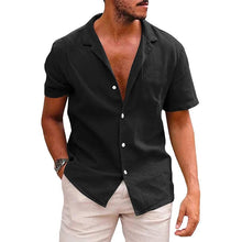 Load image into Gallery viewer, Men's Casual Beach Shirt - Short Sleeve Button Down for Effortless Summer Style