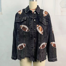 Load image into Gallery viewer, Cropped Corduroy Jacket with Button Front & Raw Hem