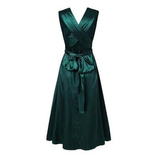 Load image into Gallery viewer, Wrap Hips Women Dresses Long Sleeve Female Robe Bodycon Neck