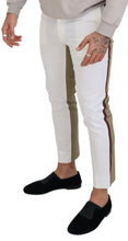 Load image into Gallery viewer, Dolce & Gabbana White Brown Slim Fit Chino Pants
