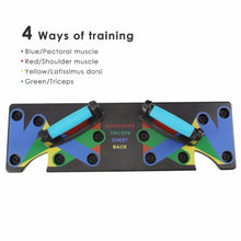 Load image into Gallery viewer, Push Up Rack Edge 9 in 1 Body Building Exercise Fitness Tools Women Men Push-Up Display Shelves and Raisers For GYM Training Body drop shipping